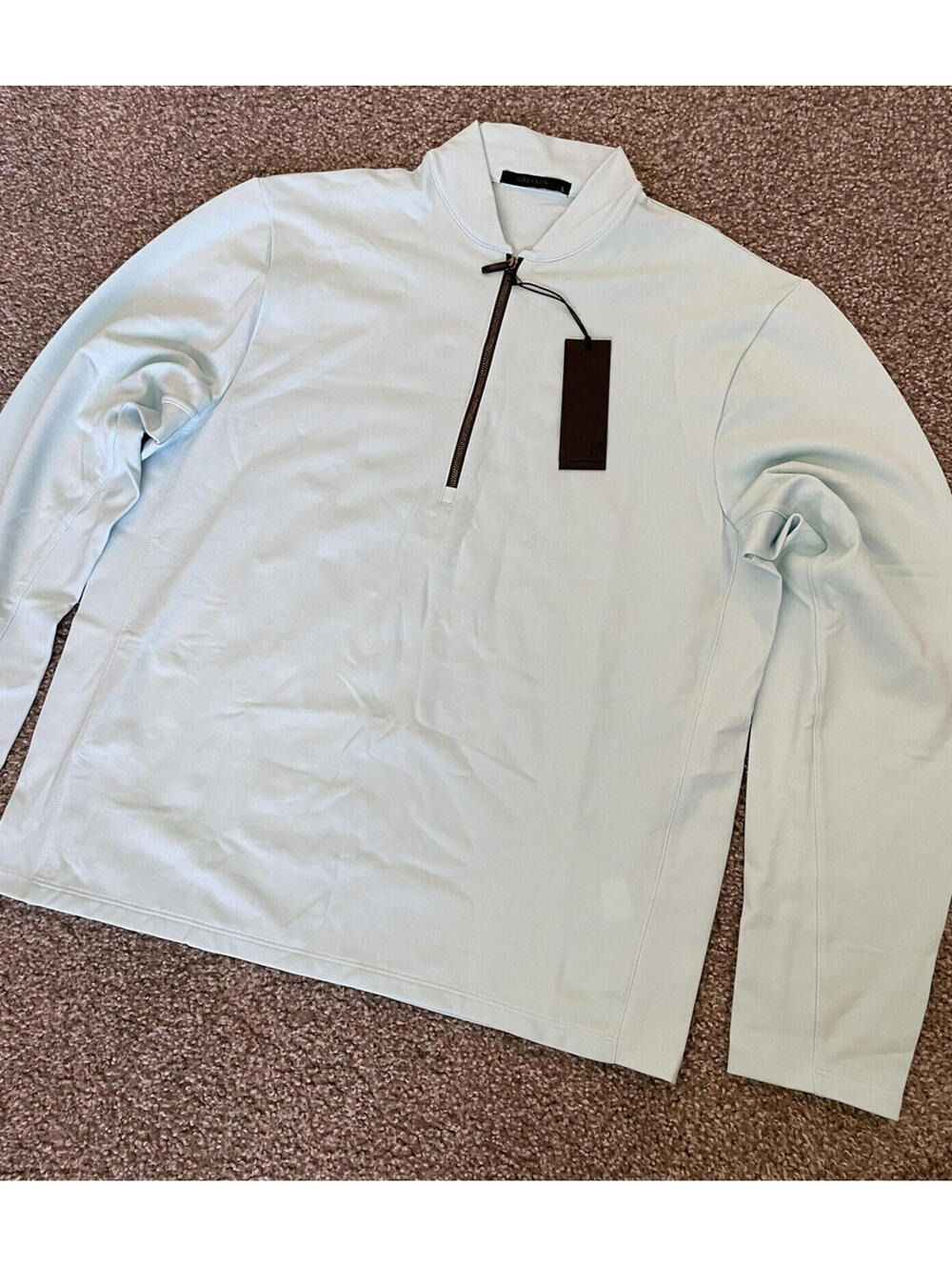 Greyson Golf Siasconset Full Zip Jacket Mint Light Men’s Size Large Cattail NEW - Picture 3 of 7